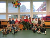  Zelená a žlutá třída - Ježci - Výstava v OC Krakov