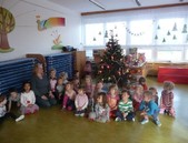 Vánoční besídka červená třída - prosinec 2017